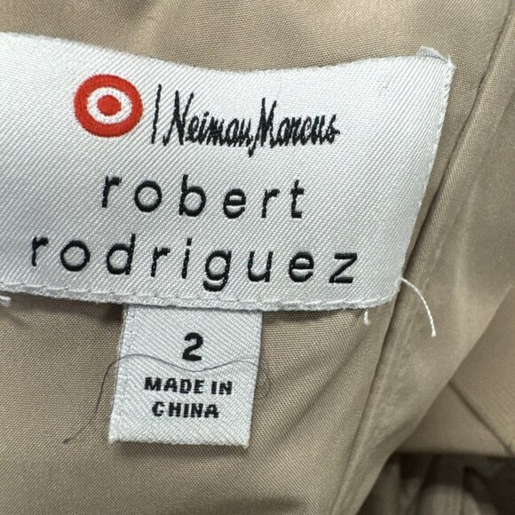 Robert Rodriguez Neiman Marcus Womens Jun Party Dress Size 2 Black Lace - Picture 8 of 9